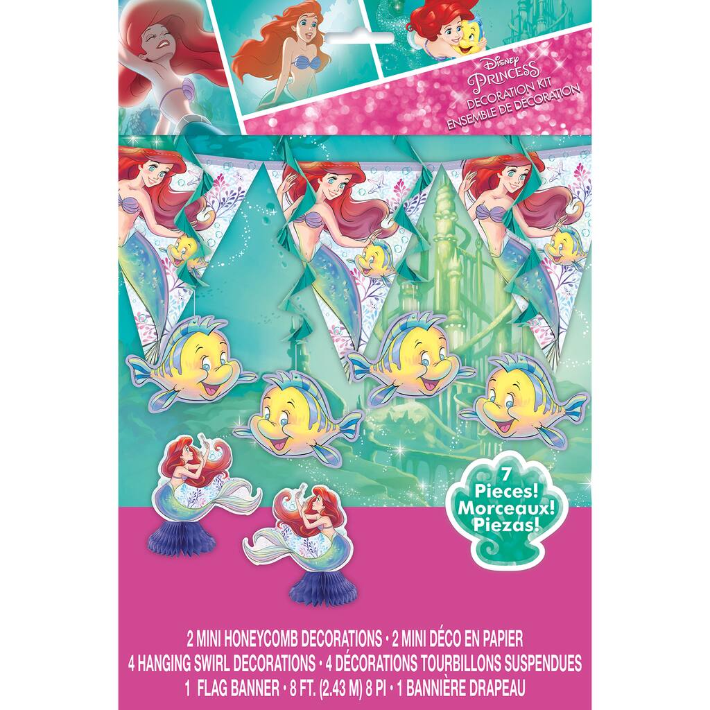 Little Mermaid Party Decorations Kit Little Mermaid Party Supplies